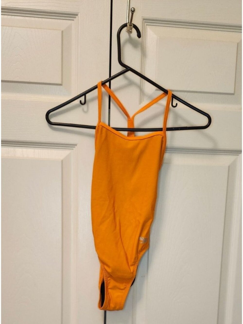 New Speedo Repreve Vibe Collection Racerback Orange Swimsuit Size 24 7192136
